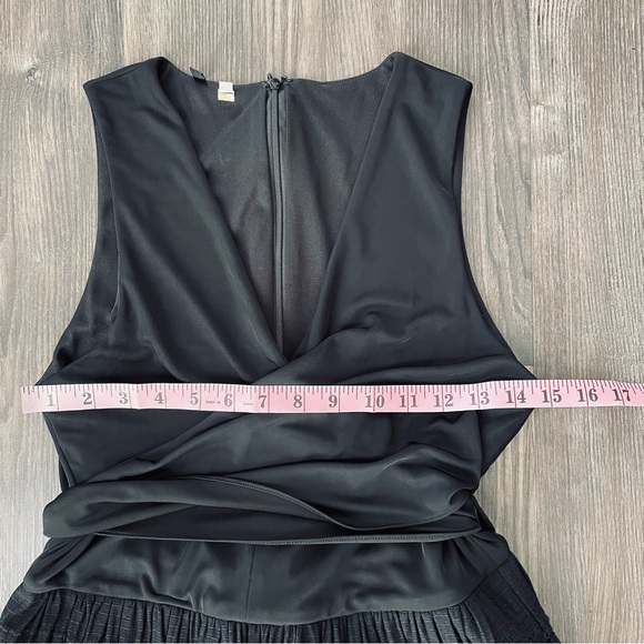 4C Black Lace Belted Midi Dress - Picture 9 of 10